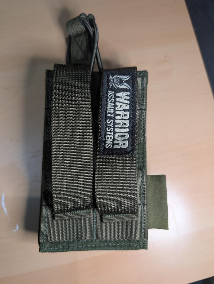 Warrior Assault Systems Single M4 Open Mag Pouch MOLLE Olive Drab Airsoft