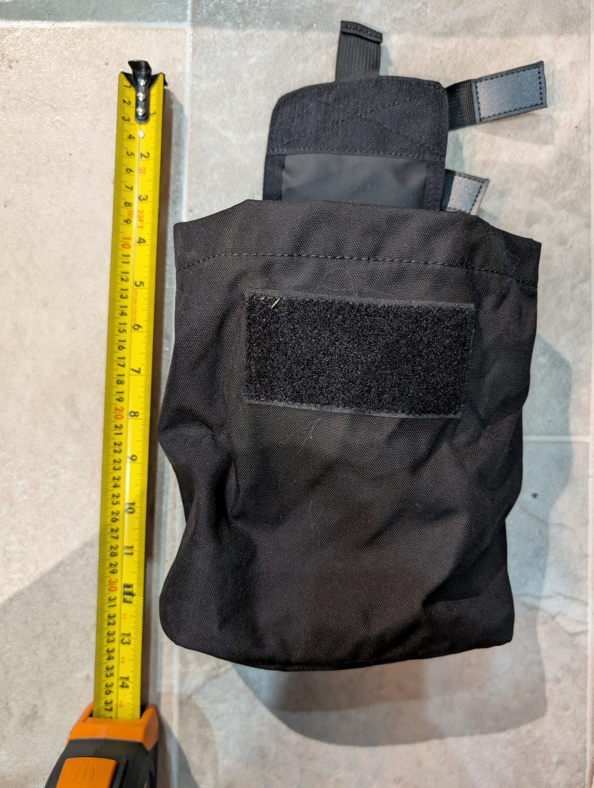 Emerson Gear Roll Up Dump Pouch Black MOLLE Foldable Magazine Drop Bag Airsoft