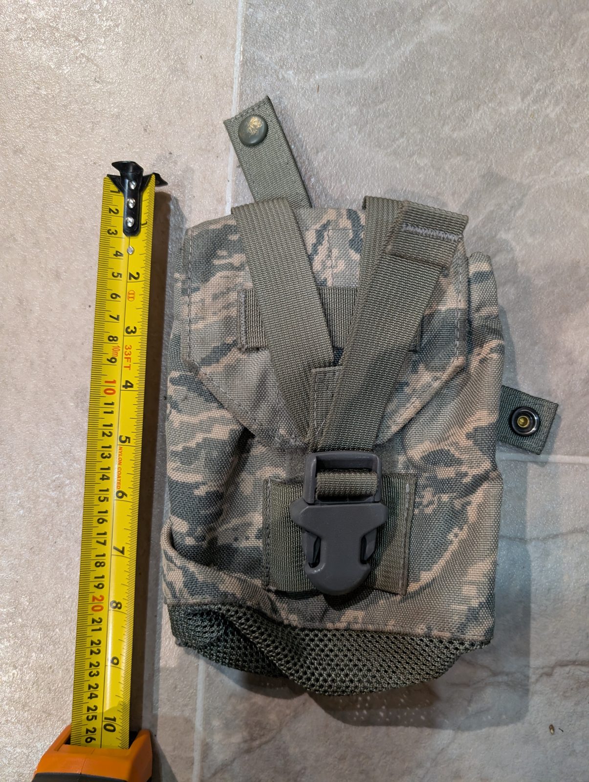 ABU Digital Tiger Stripe MOLLE Canteen Utility Pouch US Air Force Camo Airsoft