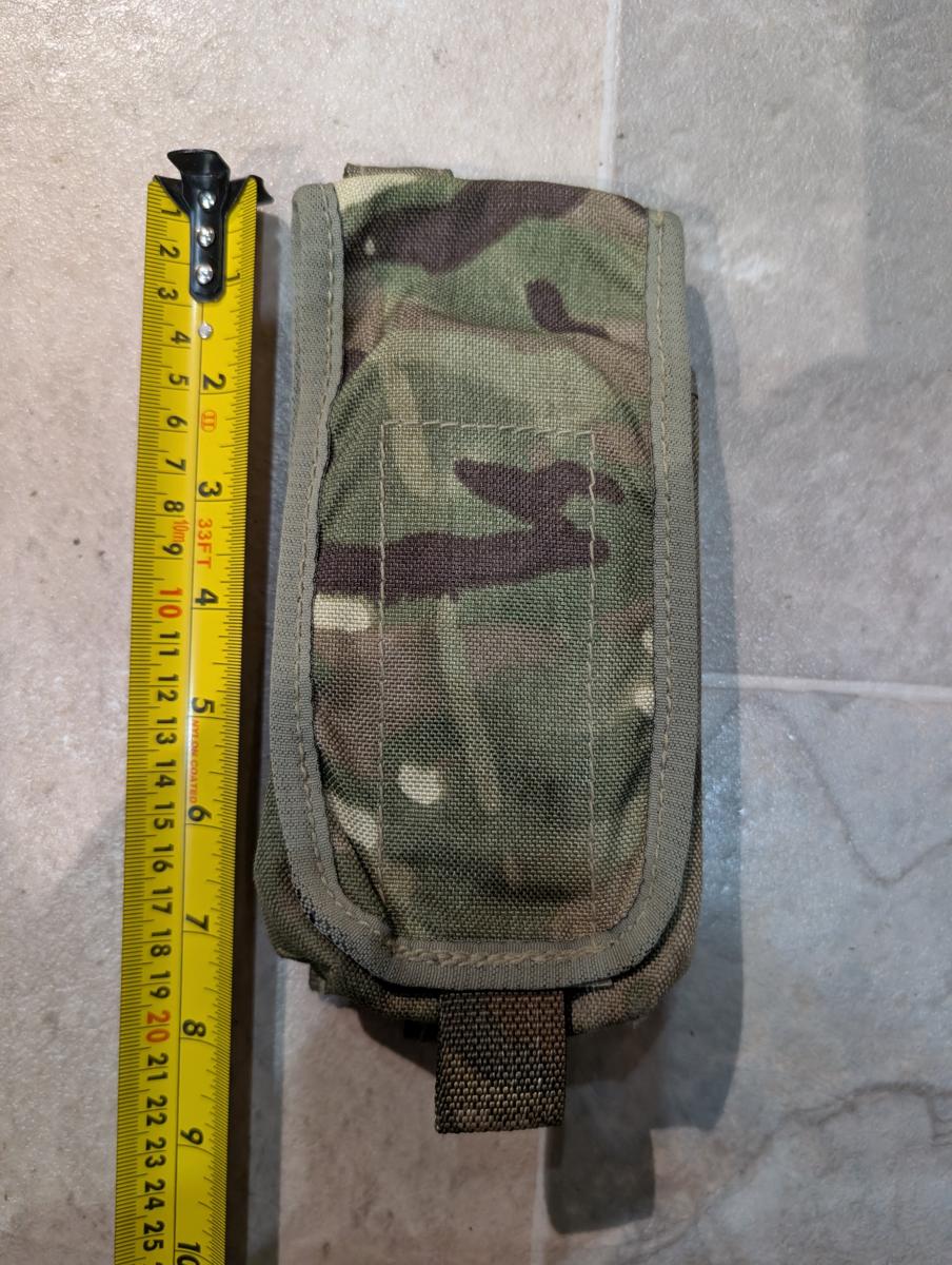 British Army Osprey MK IVA MTP SA80 2 Mag Pouch MOLLE Issue 8470-99-213-7545
