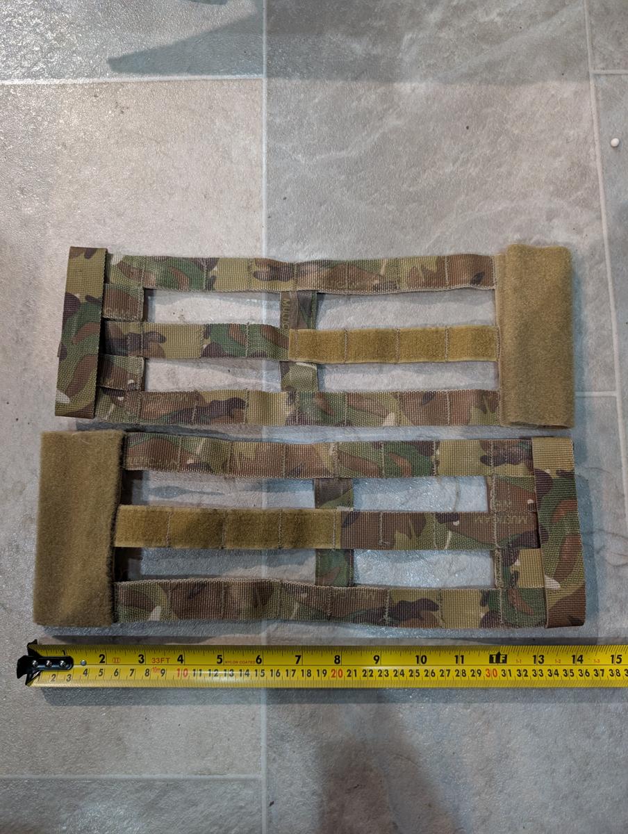 Elastic Skeletal Cummerbund Pair Genuine Multicam Plate Carrier Sides Airsoft