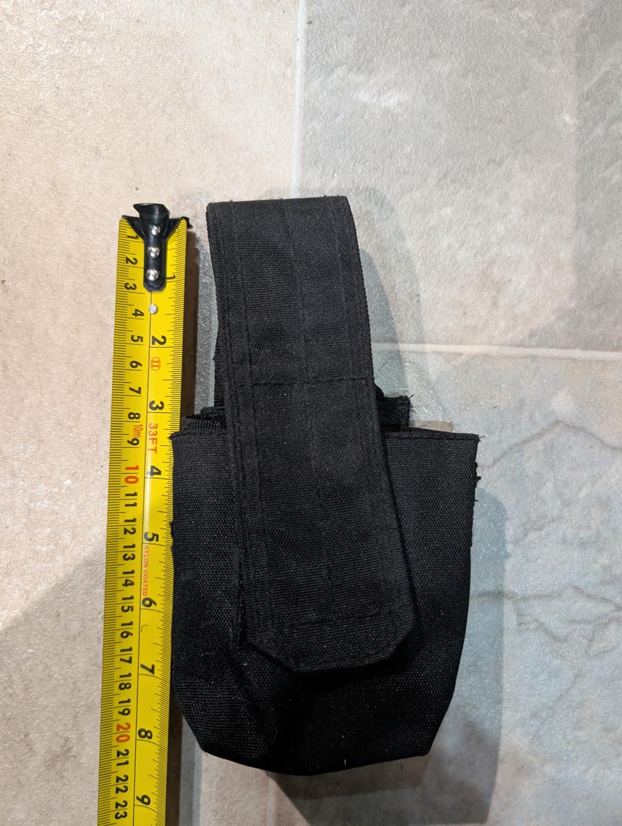 Viper Tactical Single Magazine Pouch Black MOLLE Pistol SMG Torch Airsoft