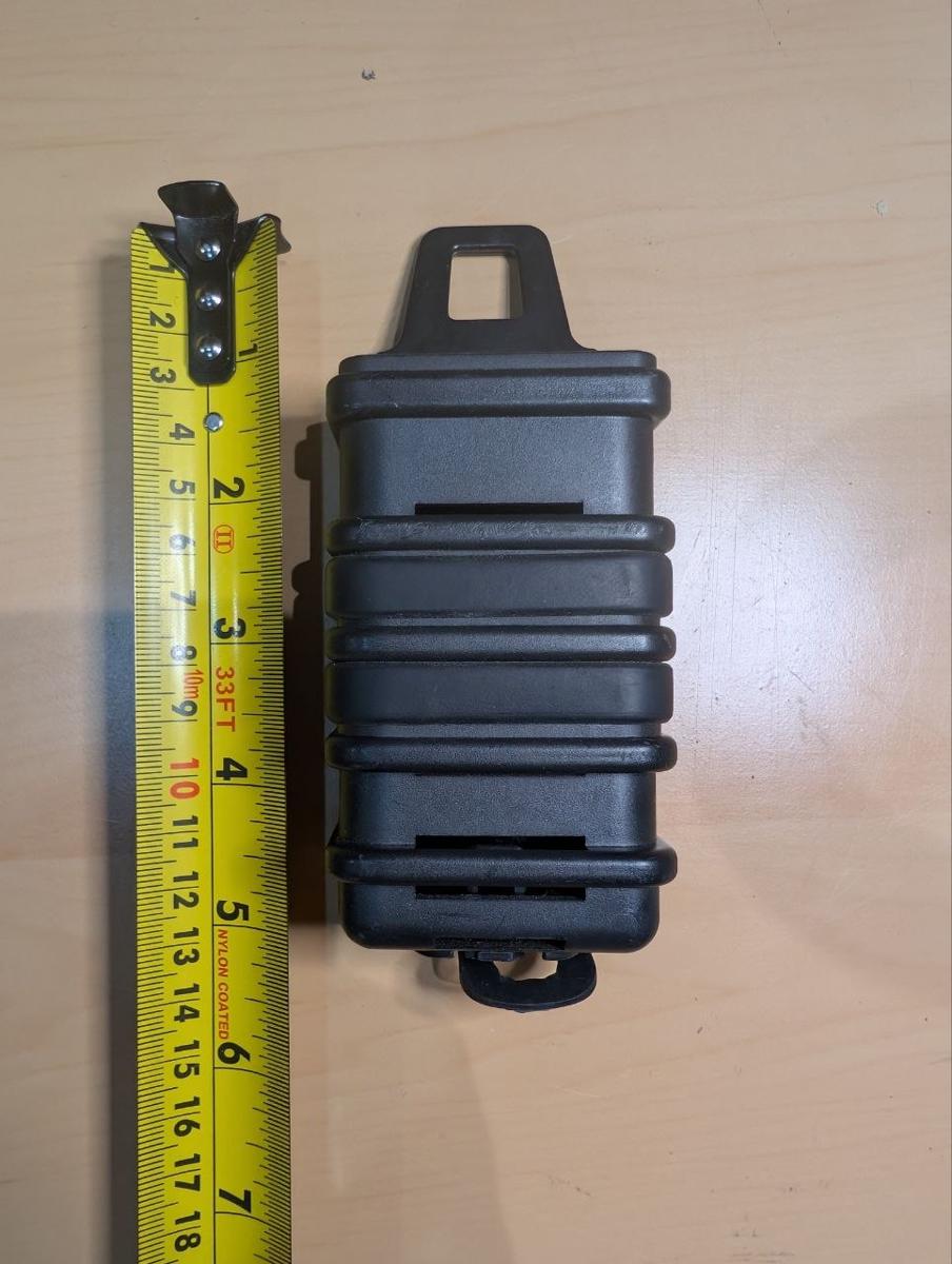 Unbranded Rigid Polymer Pistol Mag Pouch MOLLE Belt Clip Airsoft Surplus