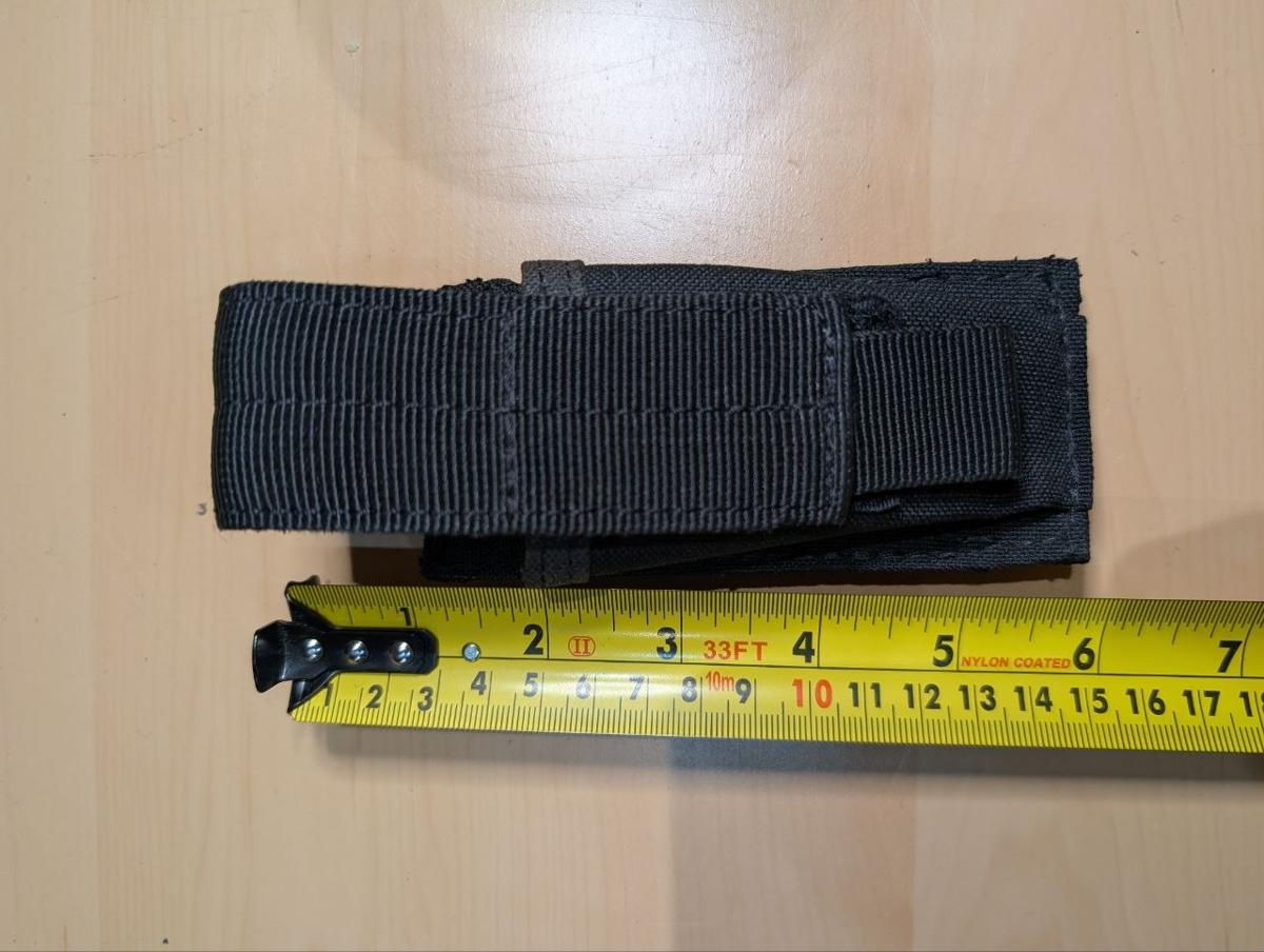 Unbranded Black MOLLE Single Mag/Utility Pouch Snap Closure Airsoft Surplus