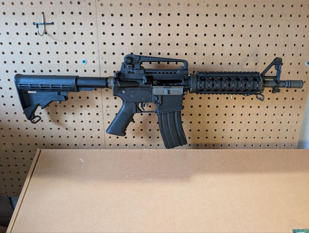WE M4 CQB Black Edition Gas Blowback Airsoft Rifle GBBR + 5 Gas Mags Boxed