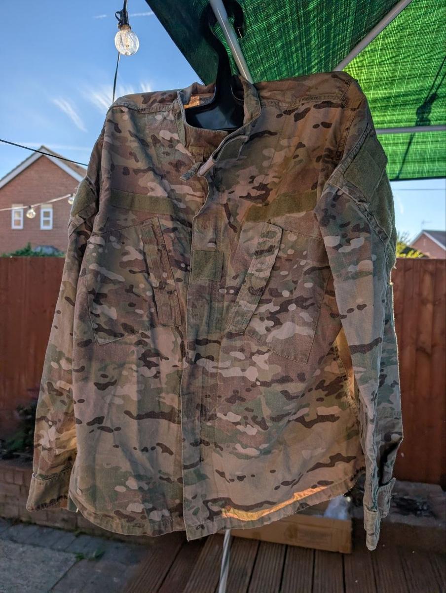 US Army Combat Coat OCP MultiCam Medium Short Chest 37-41 Surplus Airsoft