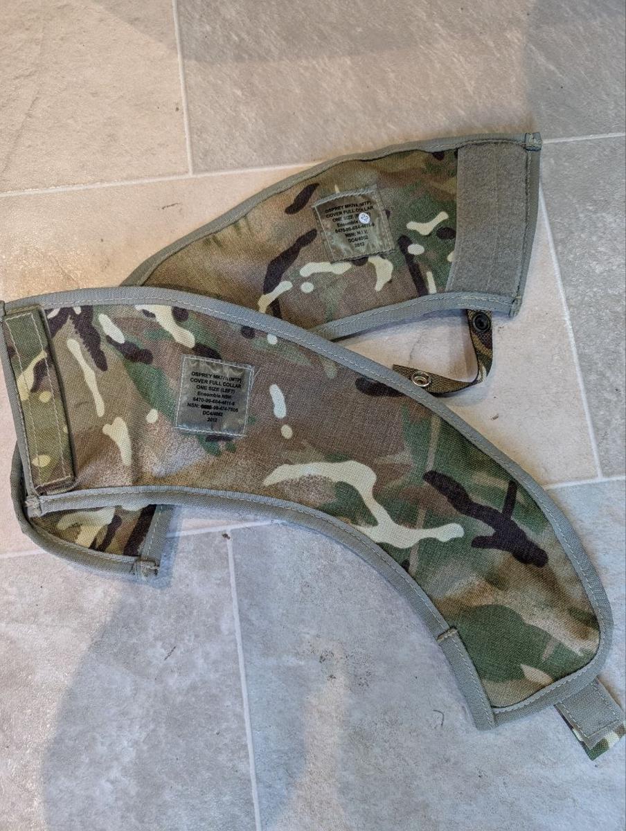 Osprey MK4A MTP Full Collar Covers Pair Left Right British Army Surplus