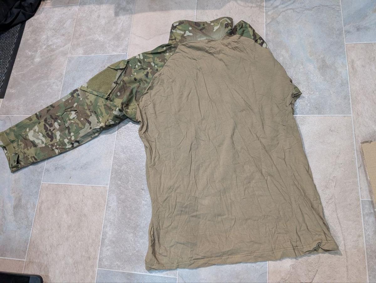 101 INC Multicam Combat Shirt XXL Tactical UBAC Airsoft Surplus Zip Neck