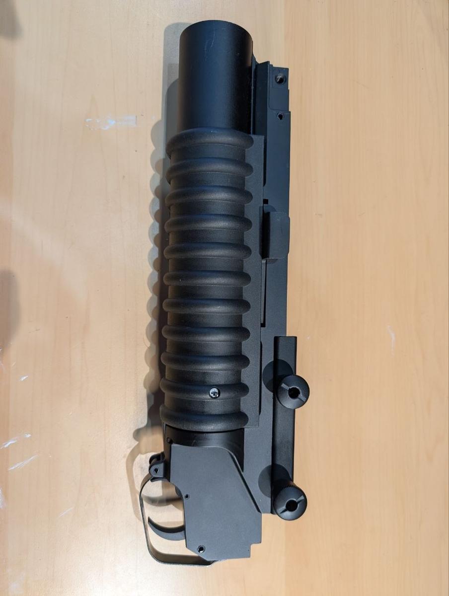 Double Bell M203 Grenade Launcher 40mm Under-Barrel 12" Airsoft Black Metal RIS