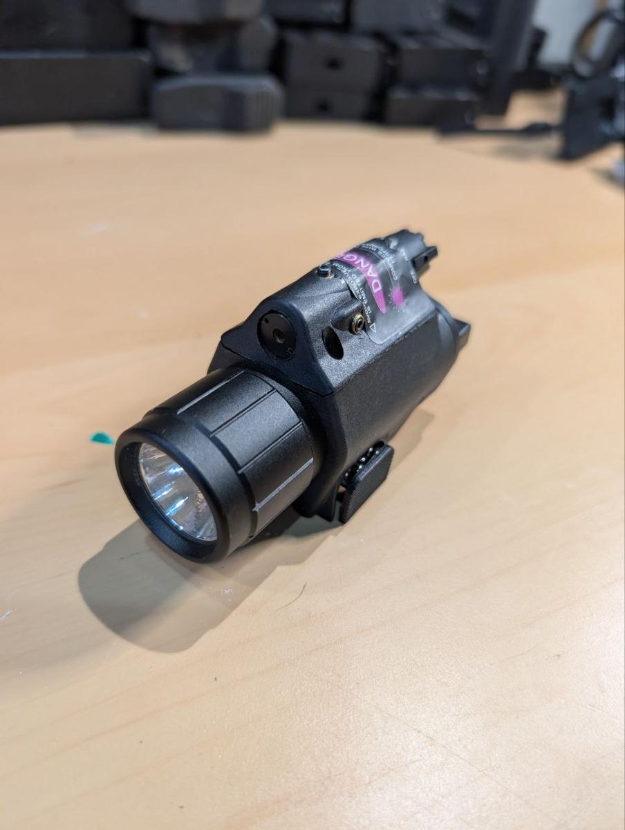 Tactical Pistol Light & Laser Combo LED Torch 20mm Picatinny Rail Mount Airsoft