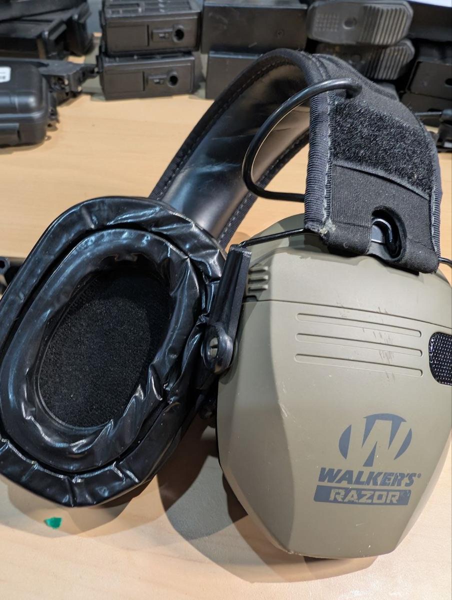 Walker's Razor Electronic Earmuffs Olive Hearing Protection Airsoft Shooting