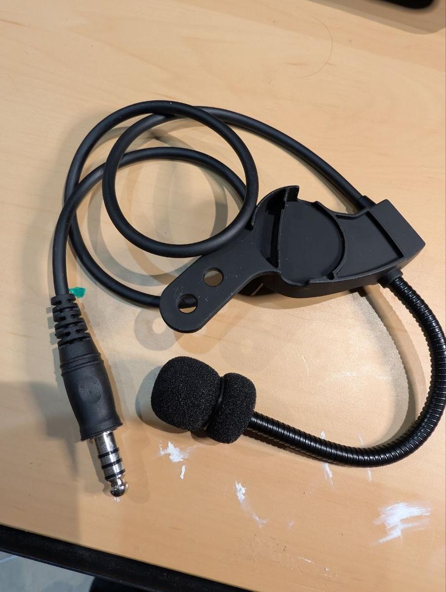 WARQ Headset Z-Tactical Airsoft Boom Mic Single Ear Speaker U-174 NATO Plug Case