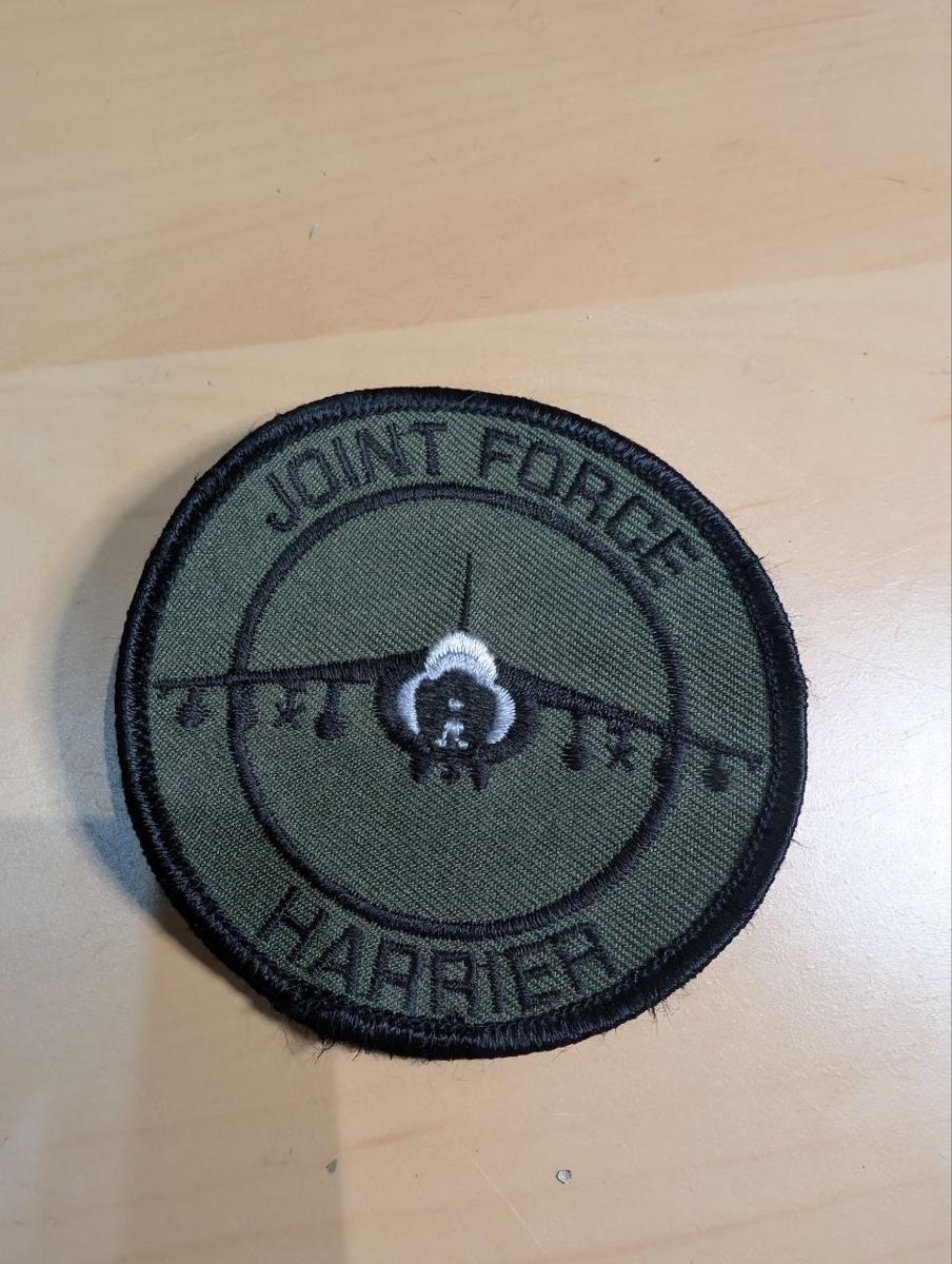 Joint Force Harrier Embroidered Patch RAF Royal Navy Jet Badge