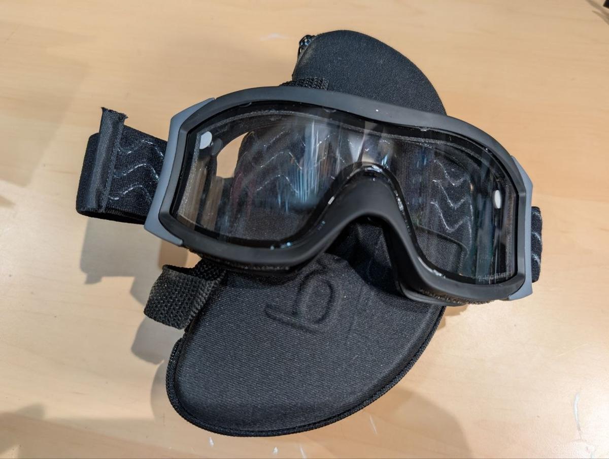 Bolle Tactical Safety Goggles Clear Lens Airsoft with Hard Case x2