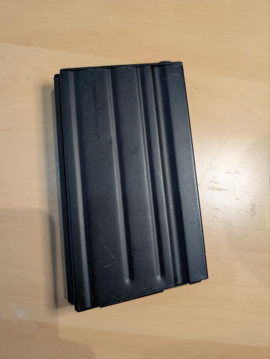 Airsoft Sniper Rifle Magazine Bolt Action Spring Black Polymer Box Type Spare