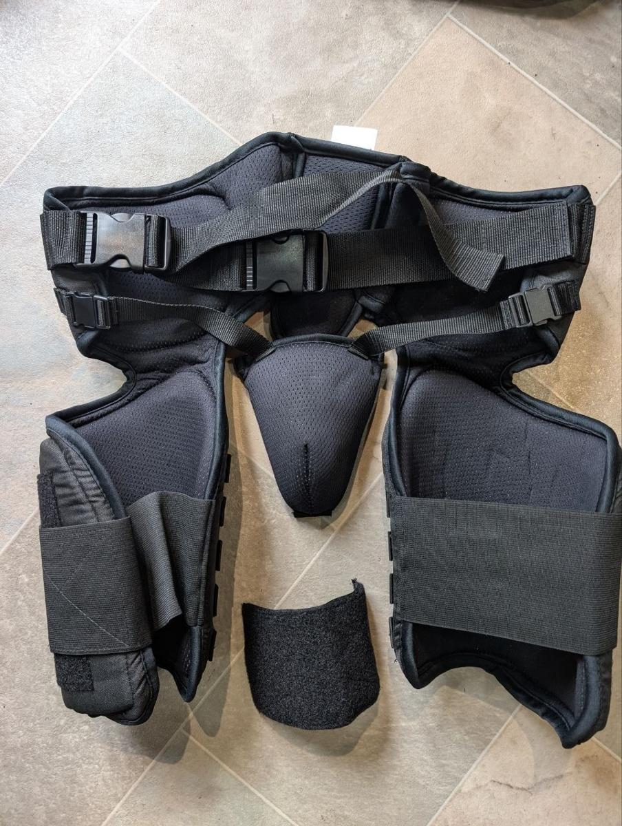 Damascus Gear Thigh Groin Protector Set XL/XXL Black MOLLE Airsoft