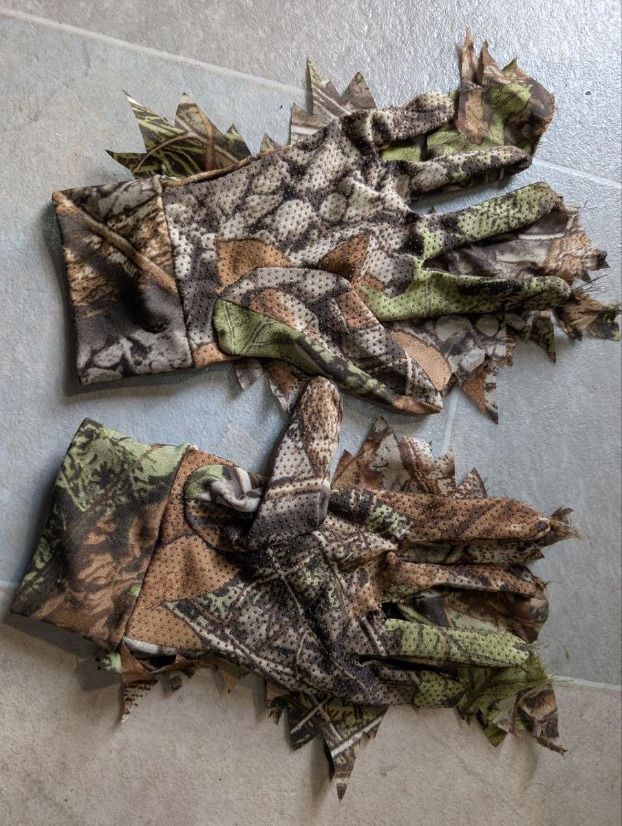 Deerhunter Sneaky 3D Gloves Camo One Size Hunting Airsoft Ghillie Style