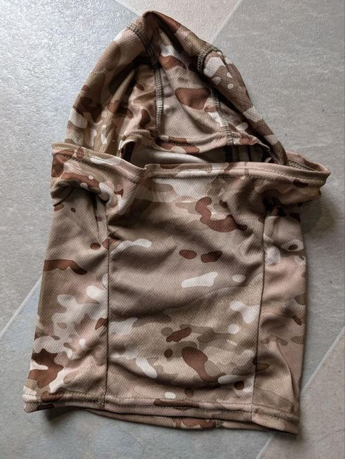 Airsoft Balaclava Arid Desert Camo Full Face Hood Mesh Stretch Head Cover Mask