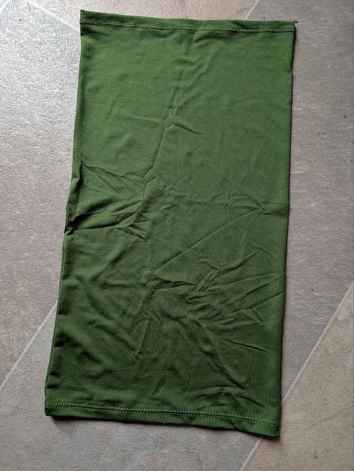 Olive Green Neck Gaiter Snood Tube Scarf Military Airsoft Face Covering Headwear