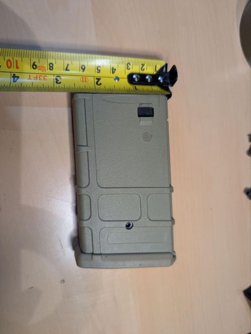 Airsoft M4 M16 AR15 Short Mid-Cap Magazine Polymer Dark Earth Tan AEG Spare