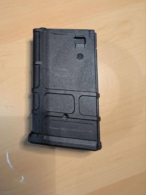 Airsoft M4 M16 High-Cap Magazine Short Body Black Polymer 5.56x45 AEG Wind-Up