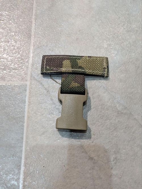 ITW Nexus Side Release Buckle on MultiCam Webbing Tab Airsoft MOLLE Repair Part