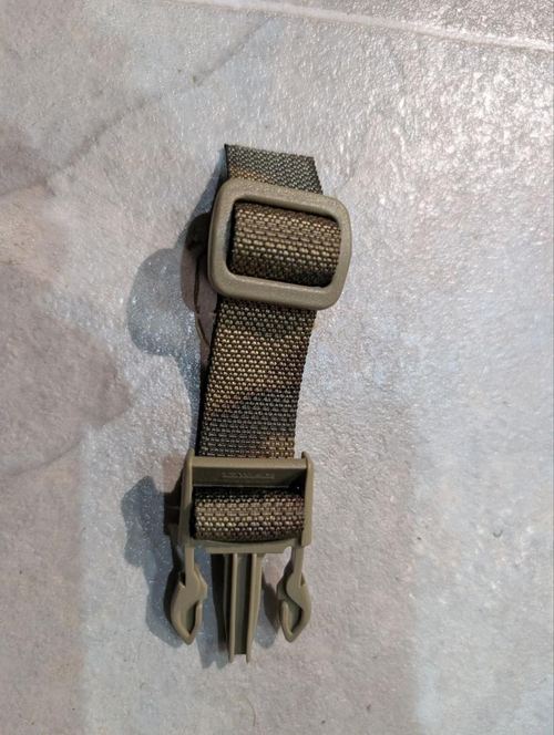 ITW MOLLE Attachment Strap MTP MultiCam Webbing Claw Clip Tri-Glide Airsoft