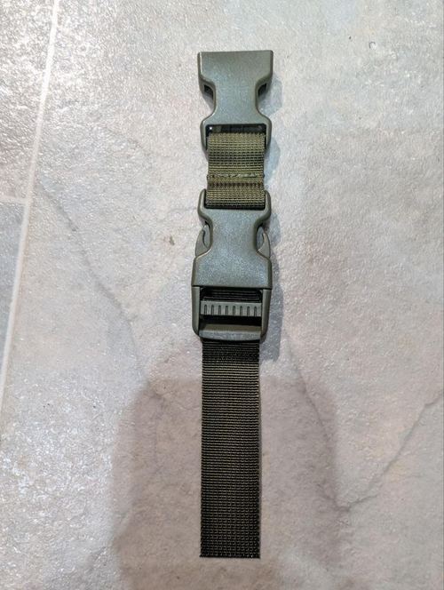 Military Webbing Strap 25mm Olive Green Quick Release Side Buckle Airsoft MOLLE