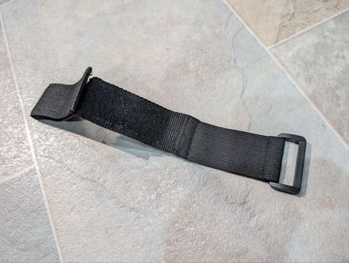 Elastic Hook & Loop Cinch Strap 30cm Black Rifle Stock Sling Keeper Airsoft