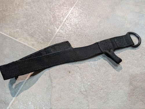 Tactical Sling Attachment Strap D-Ring Hook & Loop Wrap Rifle Stock Airsoft