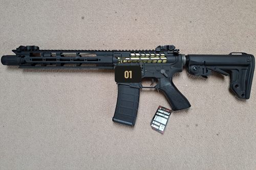 King Arms TWS M4 Ver.2 Limited Edition Skeletonised M-LOK Airsoft AEG Rifle