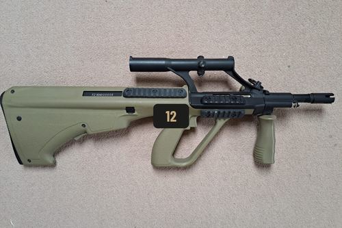 Army Armament R904 AUG Para Airsoft AEG Bullpup Rifle, OD