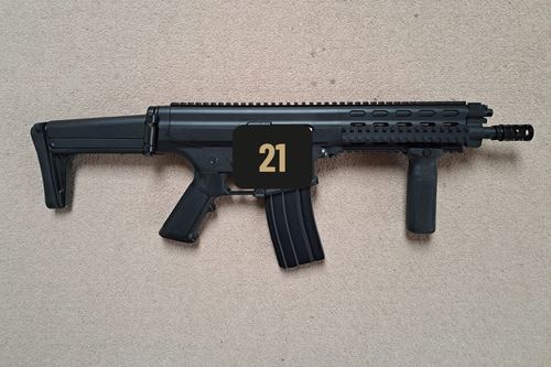 Robinson Armament XCR Airsoft AEG Rifle, made by VFC