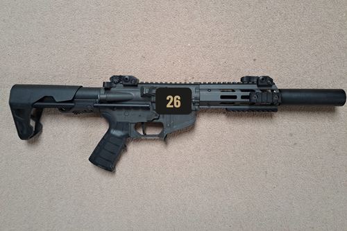 Specna Arms M4 Carbine Airsoft AEG, M-LOK with Suppressor