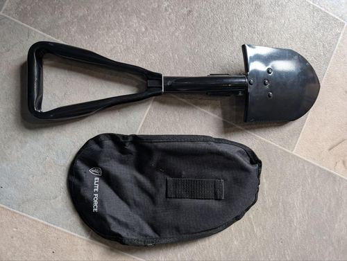 Elite Force Folding Entrenching Tool Shovel Spade with Pouch Airsoft