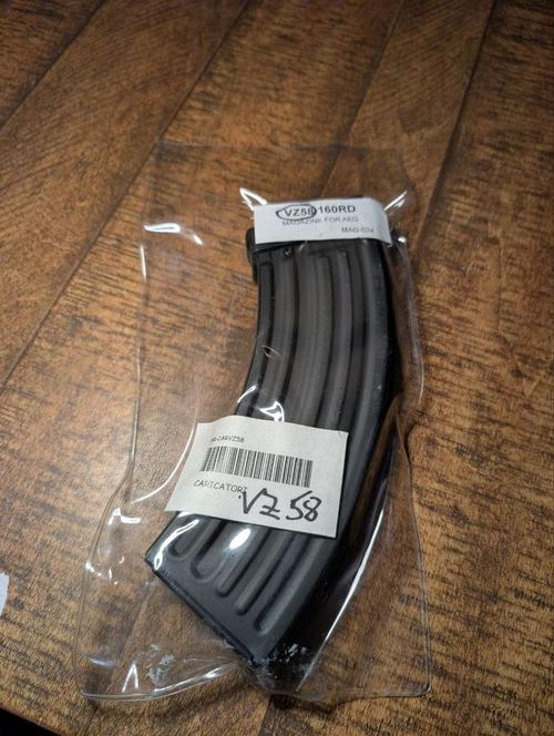 Airsoft VZ58 160rd Hi-Cap Magazine for AEG MAG-024 Black New