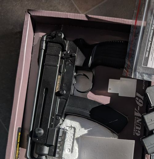 JG V-61 Skorpion Airsoft Electric SMG, Boxed