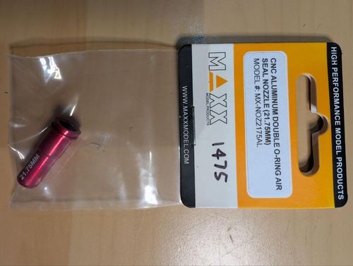 Maxx Model CNC Aluminium Double O-Ring Nozzle 21.75mm Airsoft AEG