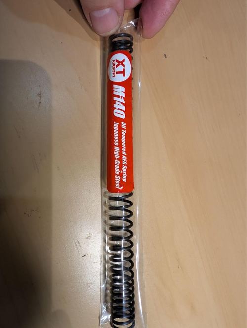 XT Airsoft M140 AEG Gearbox Spring Oil Tempered Japanese Steel Airsoft