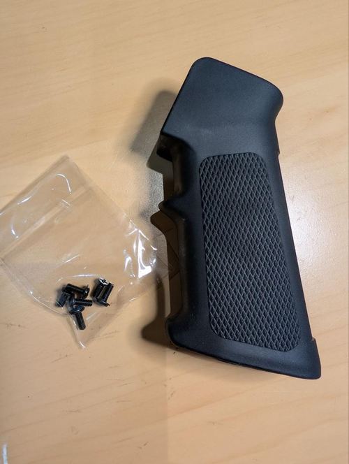 AR-15 M4 Pistol Grip Airsoft AEG Black A2 Style with Motor End Plate & Screws